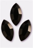 10x5mm Austrian Crystals Xillion Navette Fancy Stone 4228 Jet x1