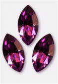 10x5mm Austrian Crystals Xillion Navette Fancy Stone 4228 Amethyst F x1