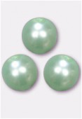 8mm Czech Smooth Round Pearls Chrysolite x600
