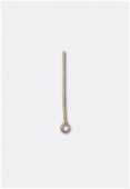 38mm Gold Plated Open Eye Pins x20