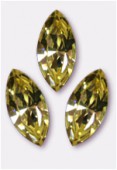 15x7mm Austrian Crystals Xillion Navette Fancy Stone 4228 Jonquil F x1