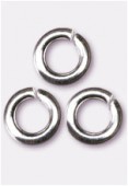 .925 Sterling Silver Open Jump Ring 4mm x100