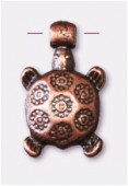 11x19mm Antiqued Copper Plated Turtle Charms Pendant x2