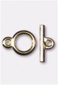 13x9mm Gold Plated Toggle Clasp x1