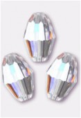 7.5x5mm Austrian Crystals Oval Bead 5200 Crystal AB x1