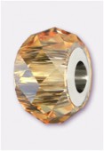 14mm  Austrian Crystals Becharmed Briolette 5948 Crystal Golden Shadow x1