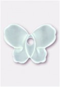 Mother-Of-Pearl White Butterfly 12x9mm x1