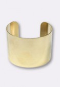 Brass Bracelet Cuff Flat x2
