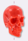Resin Coral Death's-Head 40x24mm x1