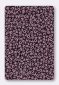 2mm Purple Opaque Czech Seed Beads x20g