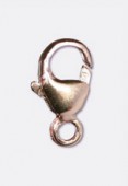 14K Rose Gold Filled Oval Lobster Clasp 9x4.8mm x1