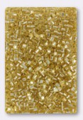 Miyuki Square Beads 1.8 mm SB0003 Gold Silver Lined x10g