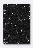 Miyuki Square Beads 4 mm Matted Black x20g