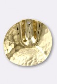 30mm Gold Plated Vienna Pendant x1