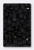 Miyuki Tila Beads TL-0401F matted black x10g