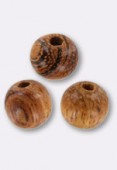 Bayong Wood Round Beads 8 mm x12