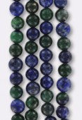Azurite Chrysocolle Round Beads 6mm x12