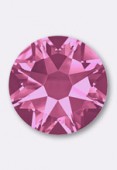 7mm Austrian Crystals Flatback Rhinestones 2058 SS34 Pink F x12