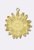 15x9mm Gold Plated Pineapple Charms x1
