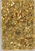 Miyuki Quarter Tila Beads QTL-0191 24Kt gold plated x5g