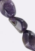 20 à 25 mm Natural Amethyst Bead x1